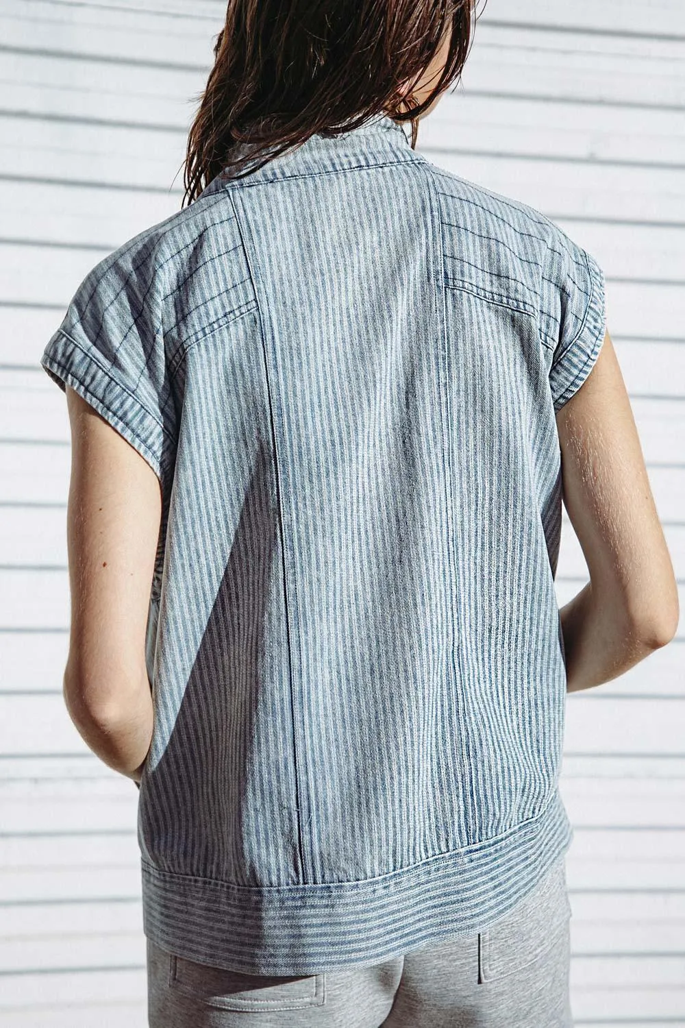 Late Summer Nights Denim Vest sold by Zulily product image thumbnail 2