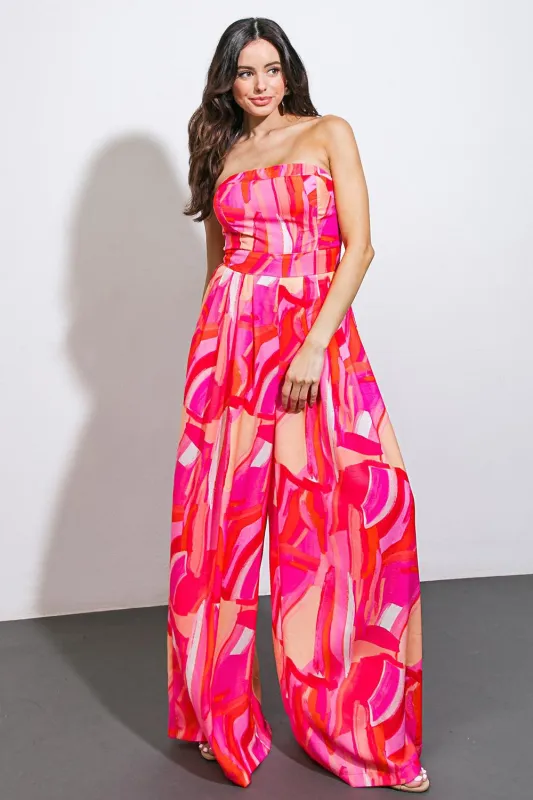Somebody Loves Woven Jumpsuit made by Flying Tomato