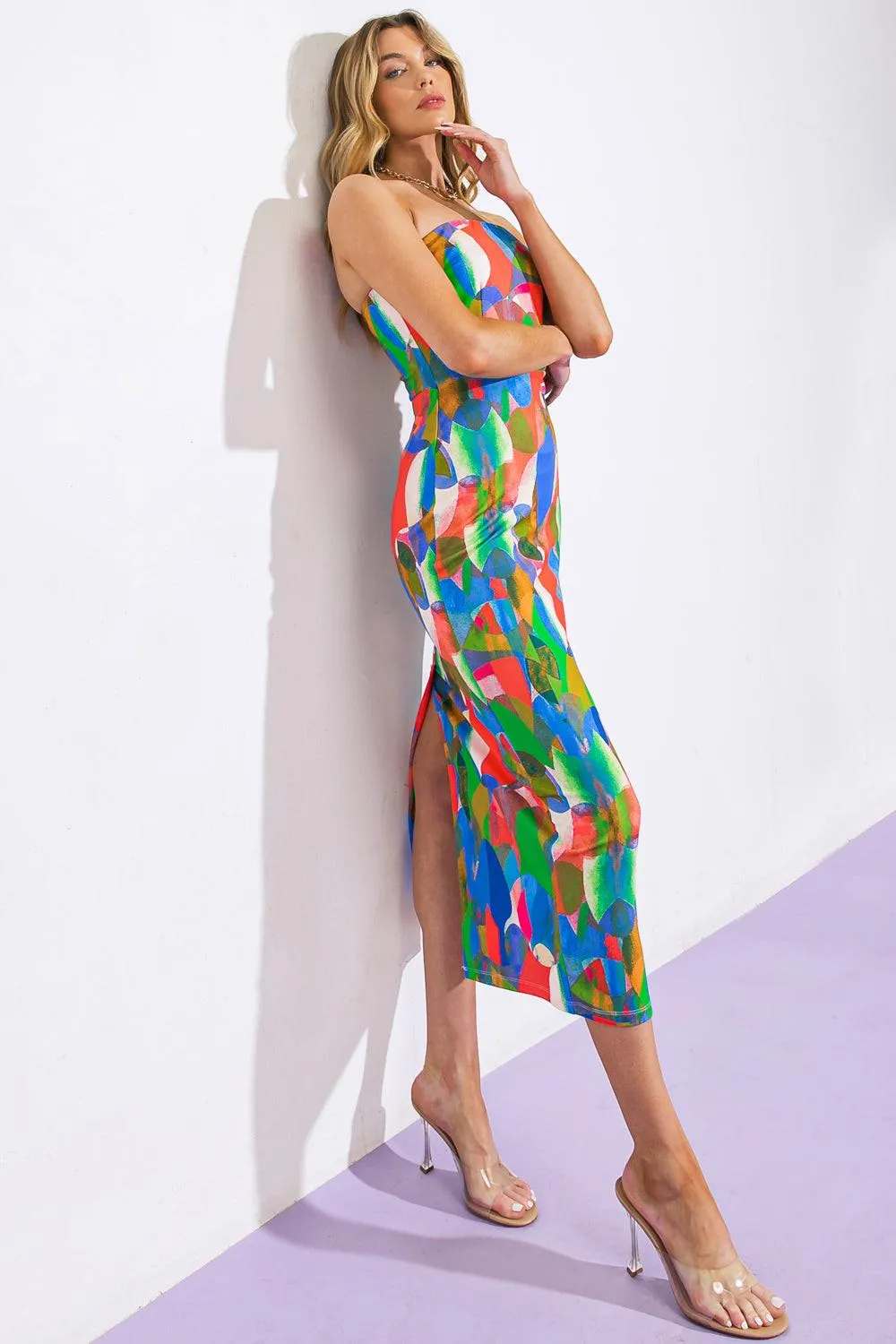 Dancing Diva Ponti Tube Dress sold by Zulily product image thumbnail 3
