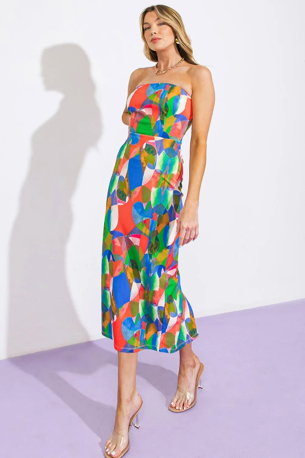 Dancing Diva Ponti Tube Dress sold by Zulily product image thumbnail 4