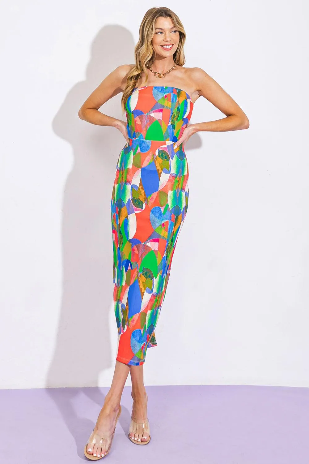 Dancing Diva Ponti Tube Dress sold by Zulily