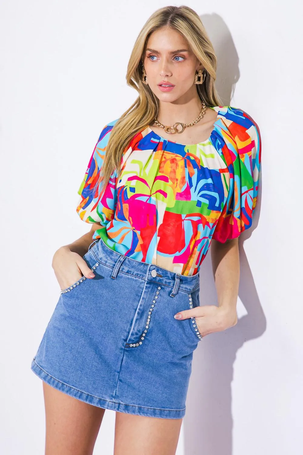 Graceful Beauty Woven Top sold by Zulily product image thumbnail 4