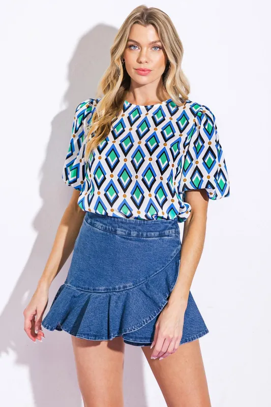 Fresh Take Woven Top made by Flying Tomato