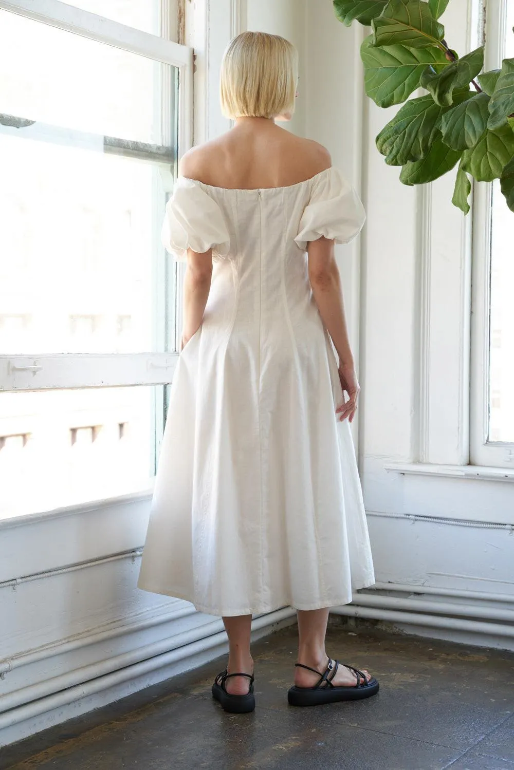 Protecting My Peace Woven Midi Dress sold by Zulily product image thumbnail 2