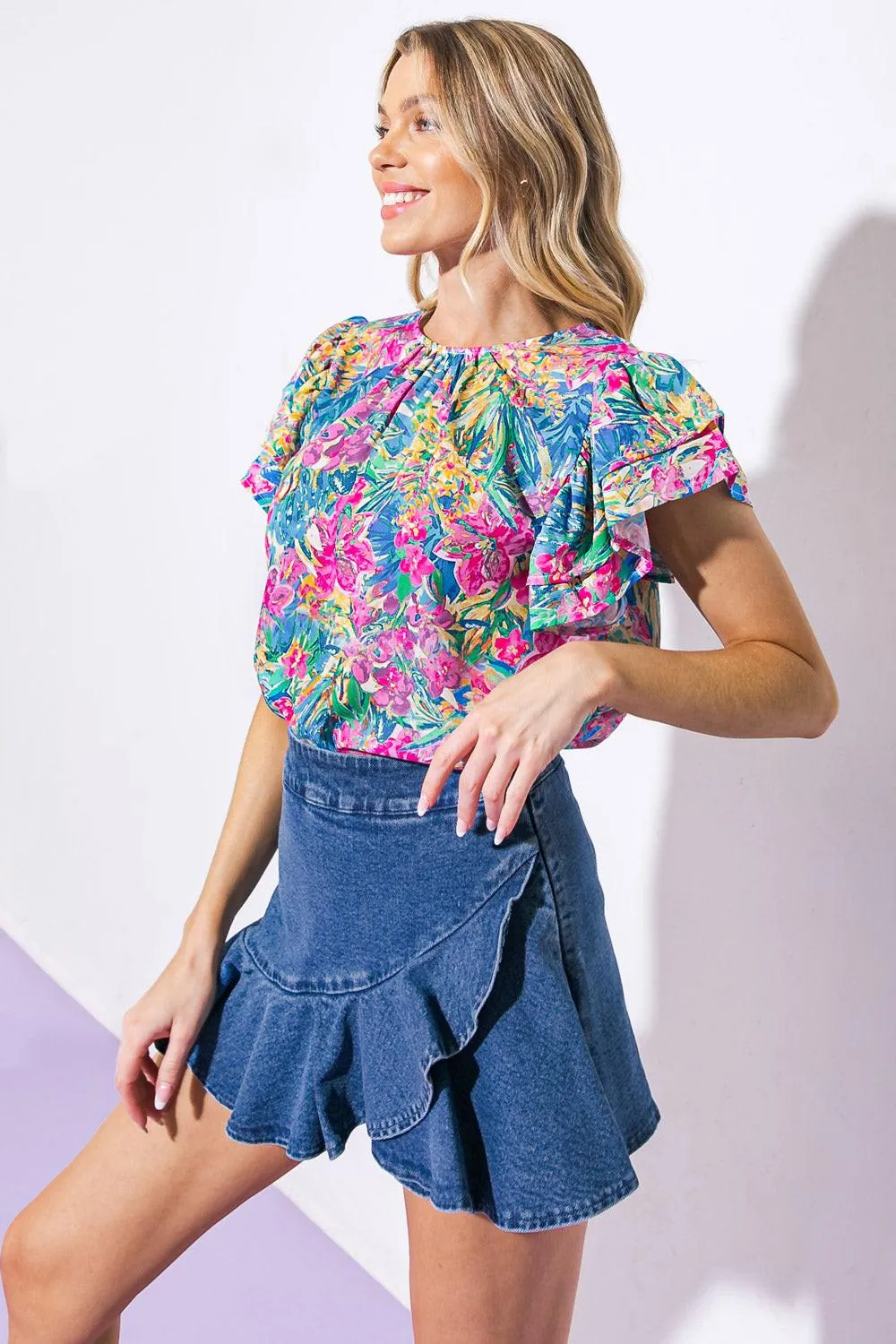 Aware of This Woven Top sold by Zulily product image thumbnail 4