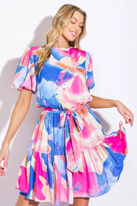 Bayside Brunch Woven Mini Dress made by Flying Tomato