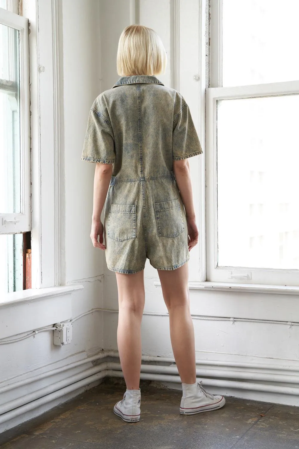 Day in the Life Denim Romper sold by Zulily product image thumbnail 2