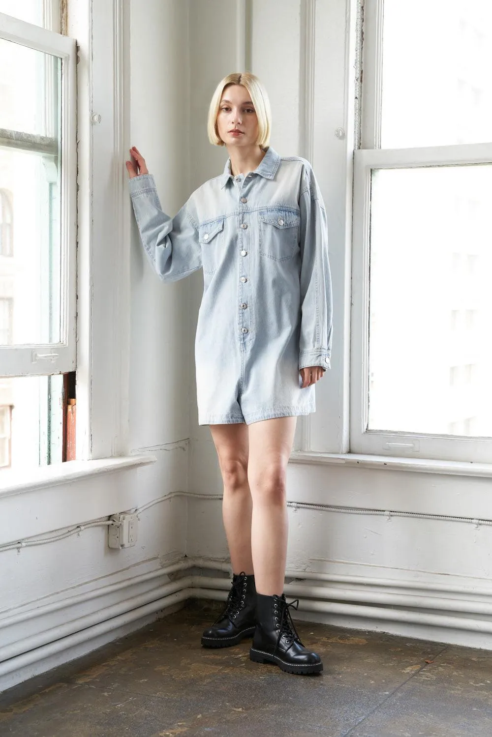 Turning Point Denim Romper sold by Zulily product image thumbnail 3