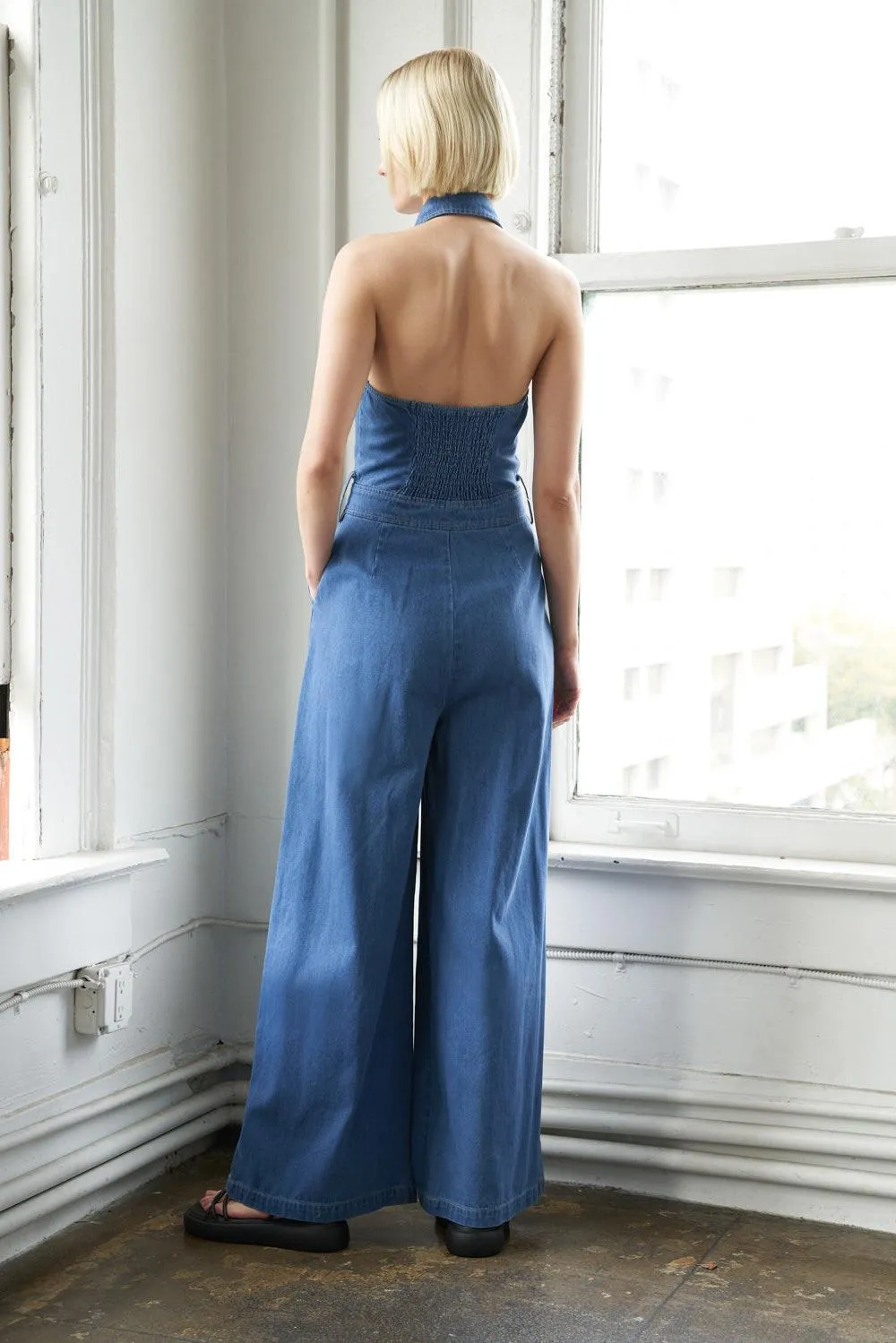 Serene Seasons Denim Jumpsuit sold by Zulily product image thumbnail 2
