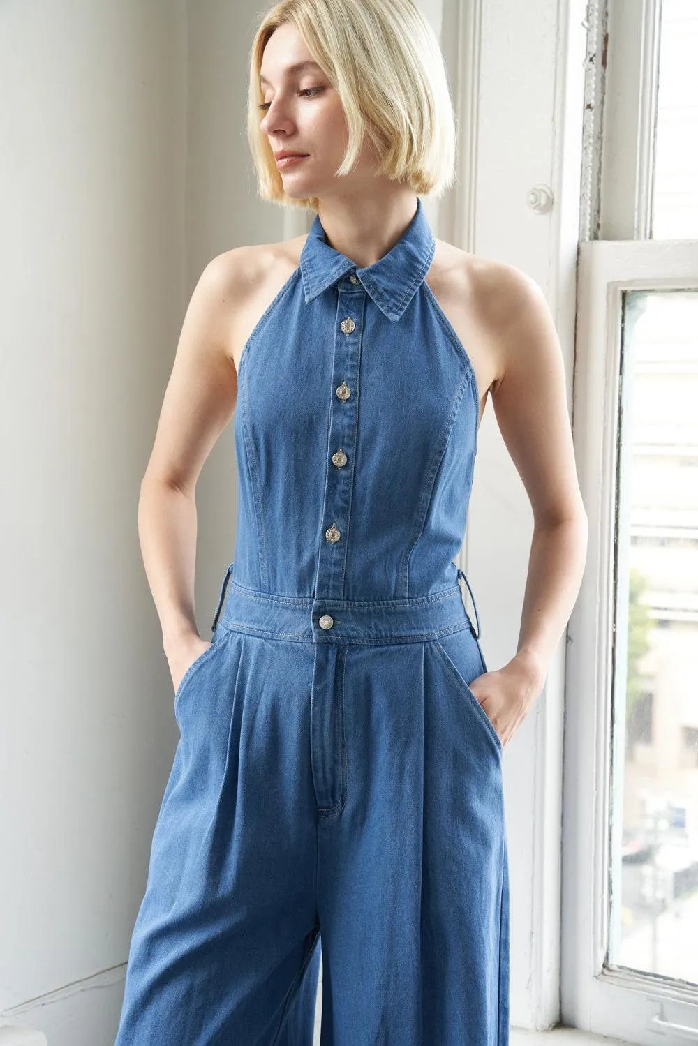 Serene Seasons Denim Jumpsuit sold by Zulily product image thumbnail 3
