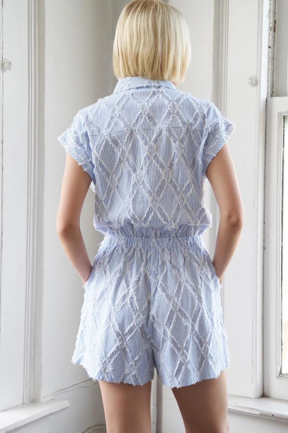 Lost in Thought Woven Romper sold by Zulily product image thumbnail 2