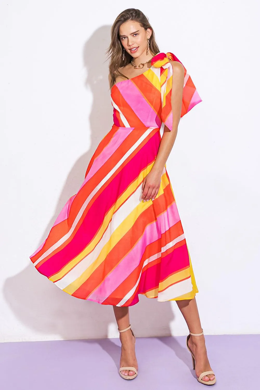 Sweeten the Day Woven Midi Dress sold by Zulily