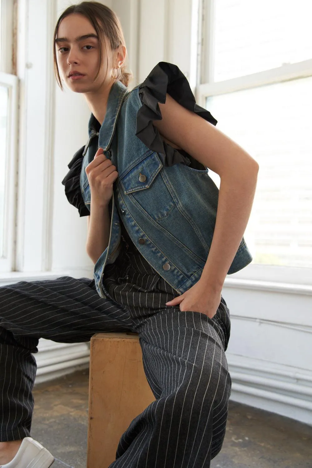 Authentic Moments Denim Vest sold by Zulily product image thumbnail 4