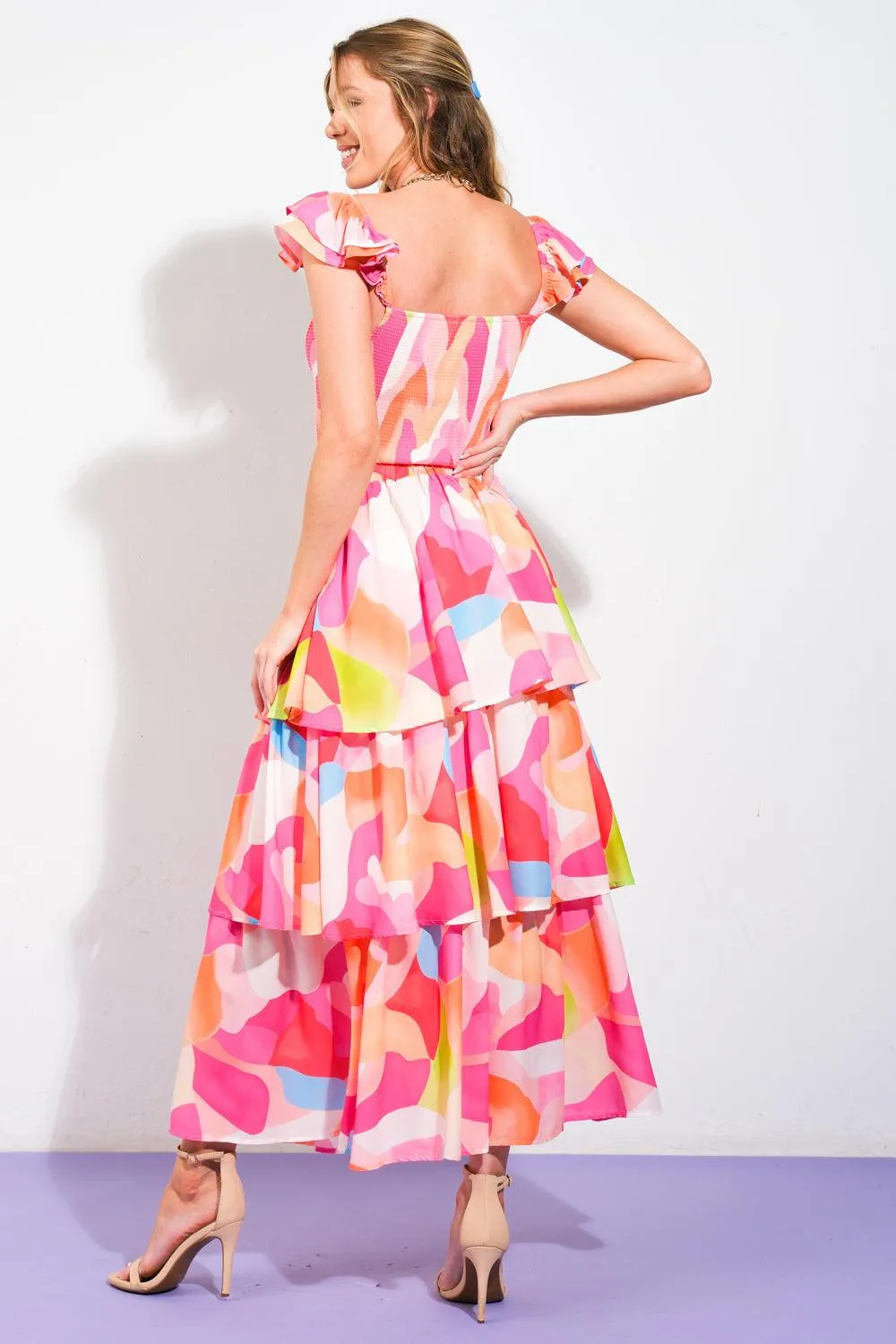 Absolute Edge Pink Woven Top and Skirt sold by Zulily product image thumbnail 2