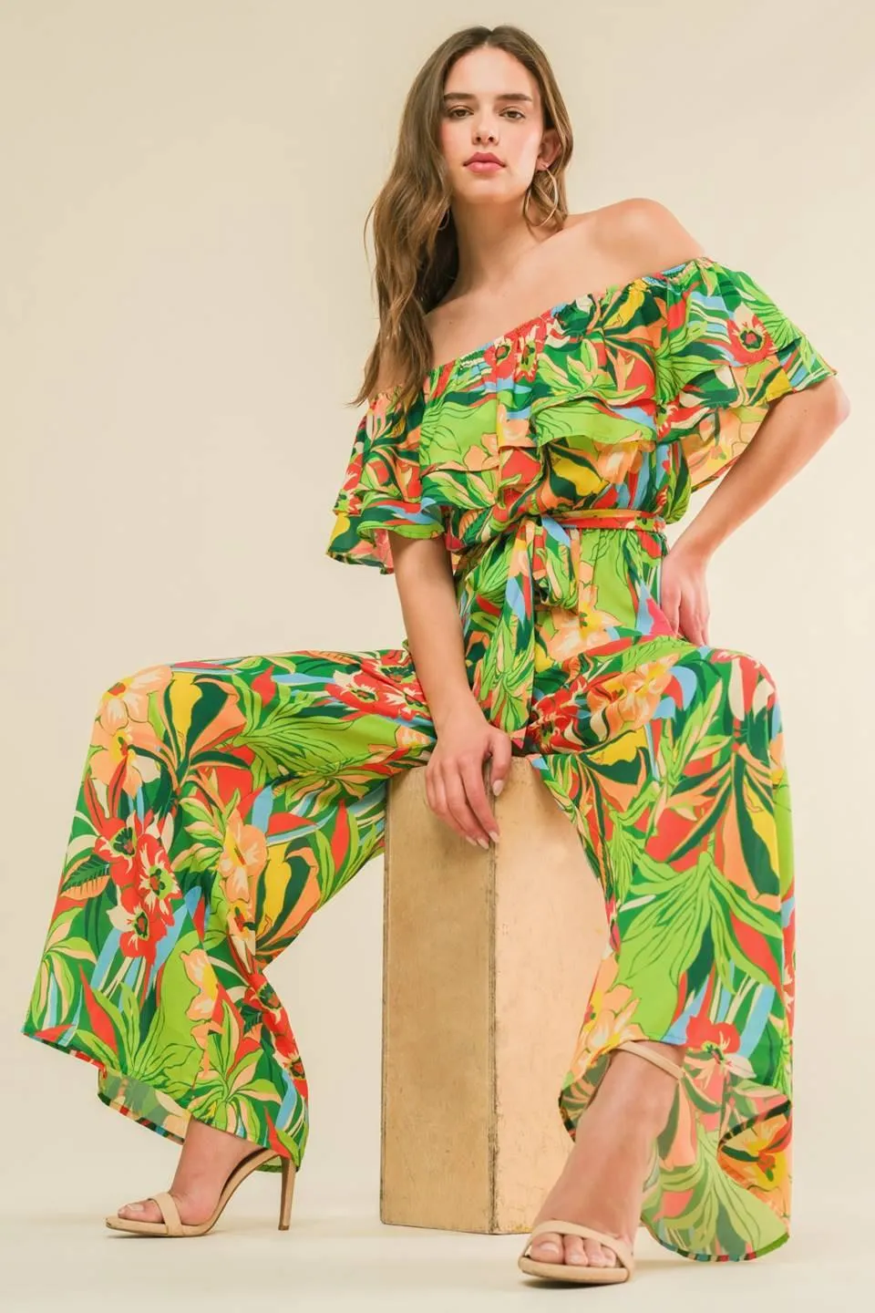Daring Heart Woven Jumpsuit sold by Zulily product image thumbnail 4