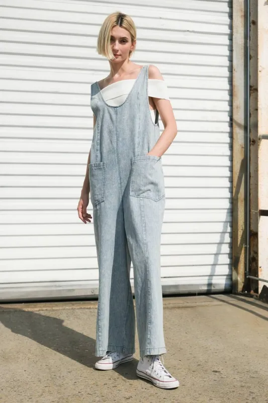 Journey of Love Denim Jumpsuit made by Flying Tomato