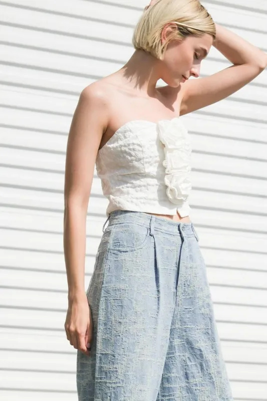 Summery Darling Woven Top made by Flying Tomato