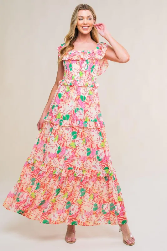 Relaxed Charm Woven Midi Dress made by Flying Tomato