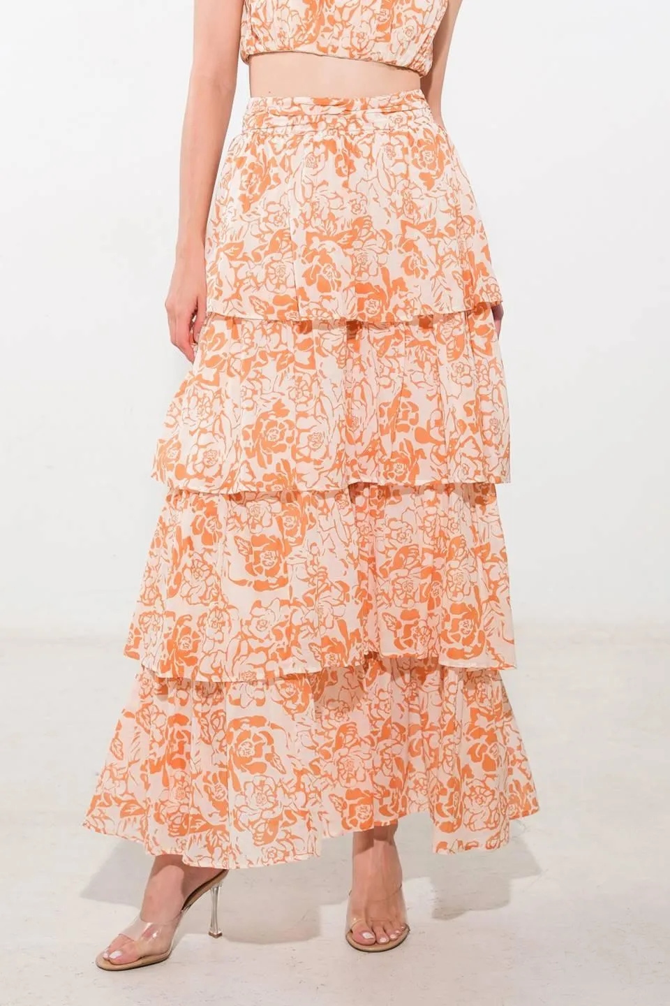 There in My Mind Woven Maxi Skirt sold by Zulily