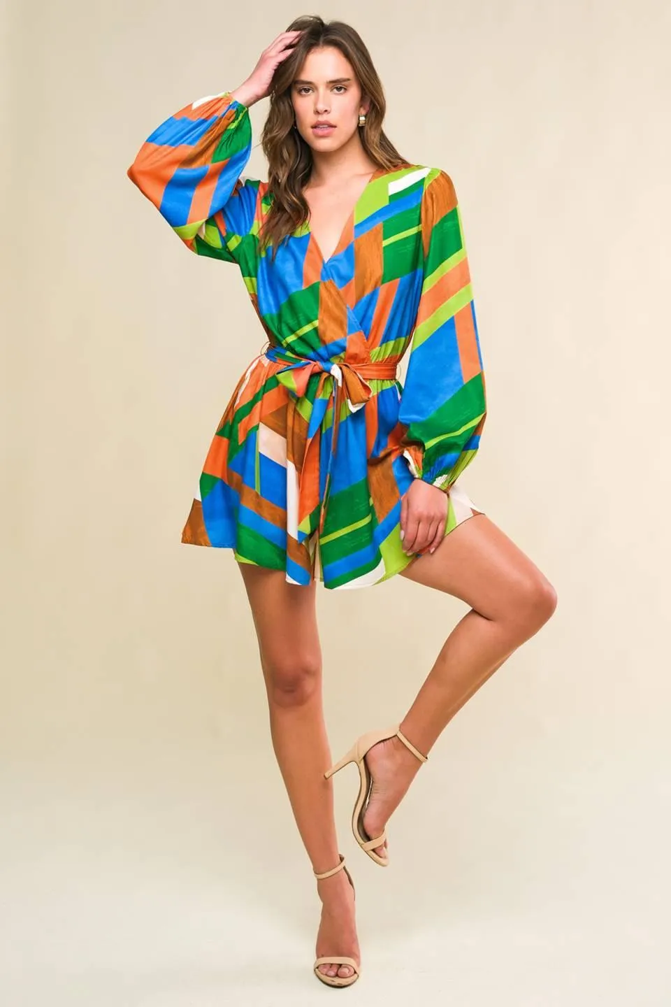 This is Your Sign Woven Romper sold by Zulily product image thumbnail 5