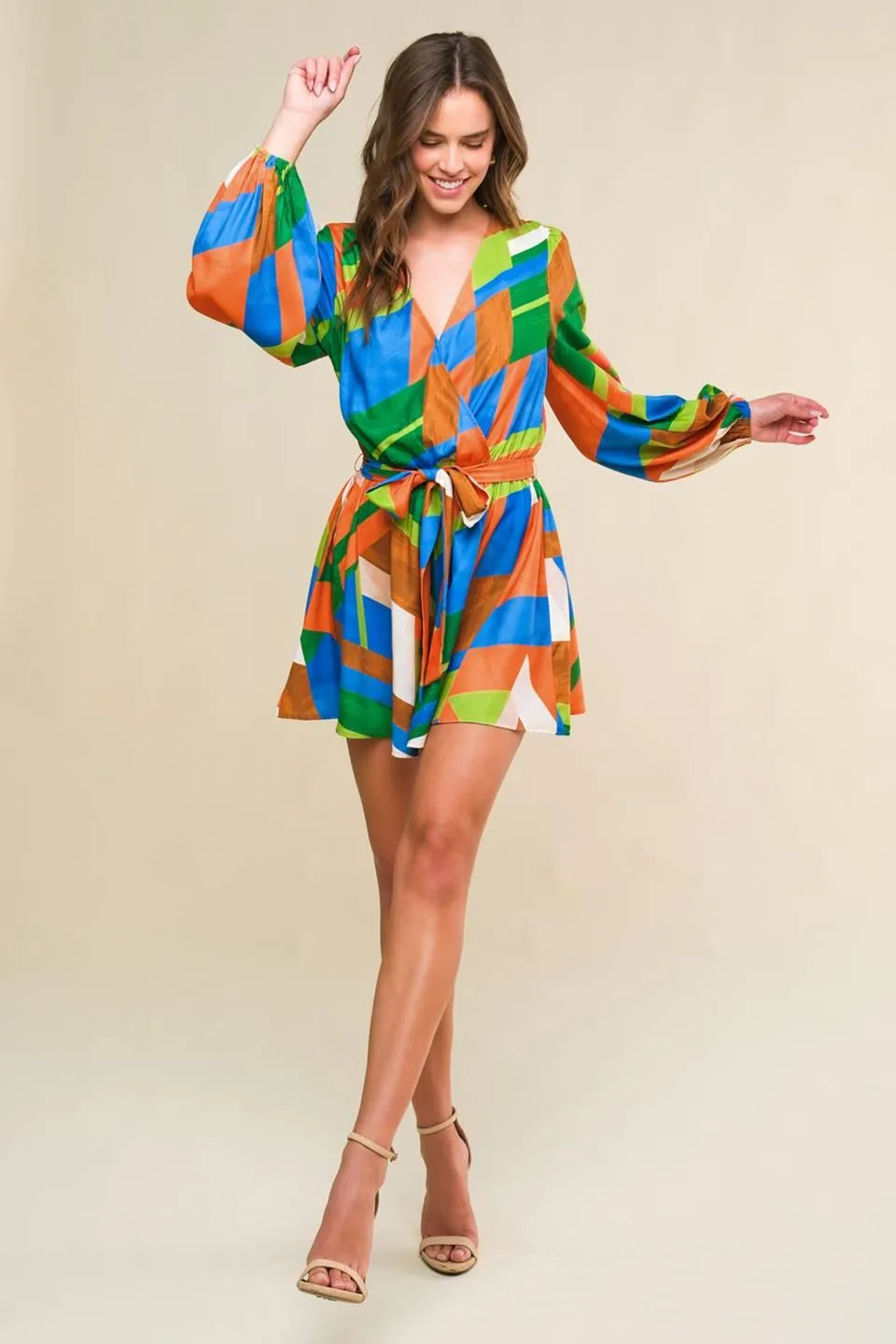 This is Your Sign Woven Romper sold by Zulily product image thumbnail 3