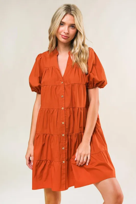 Miss American Pie Woven Mini Dress made by Flying Tomato