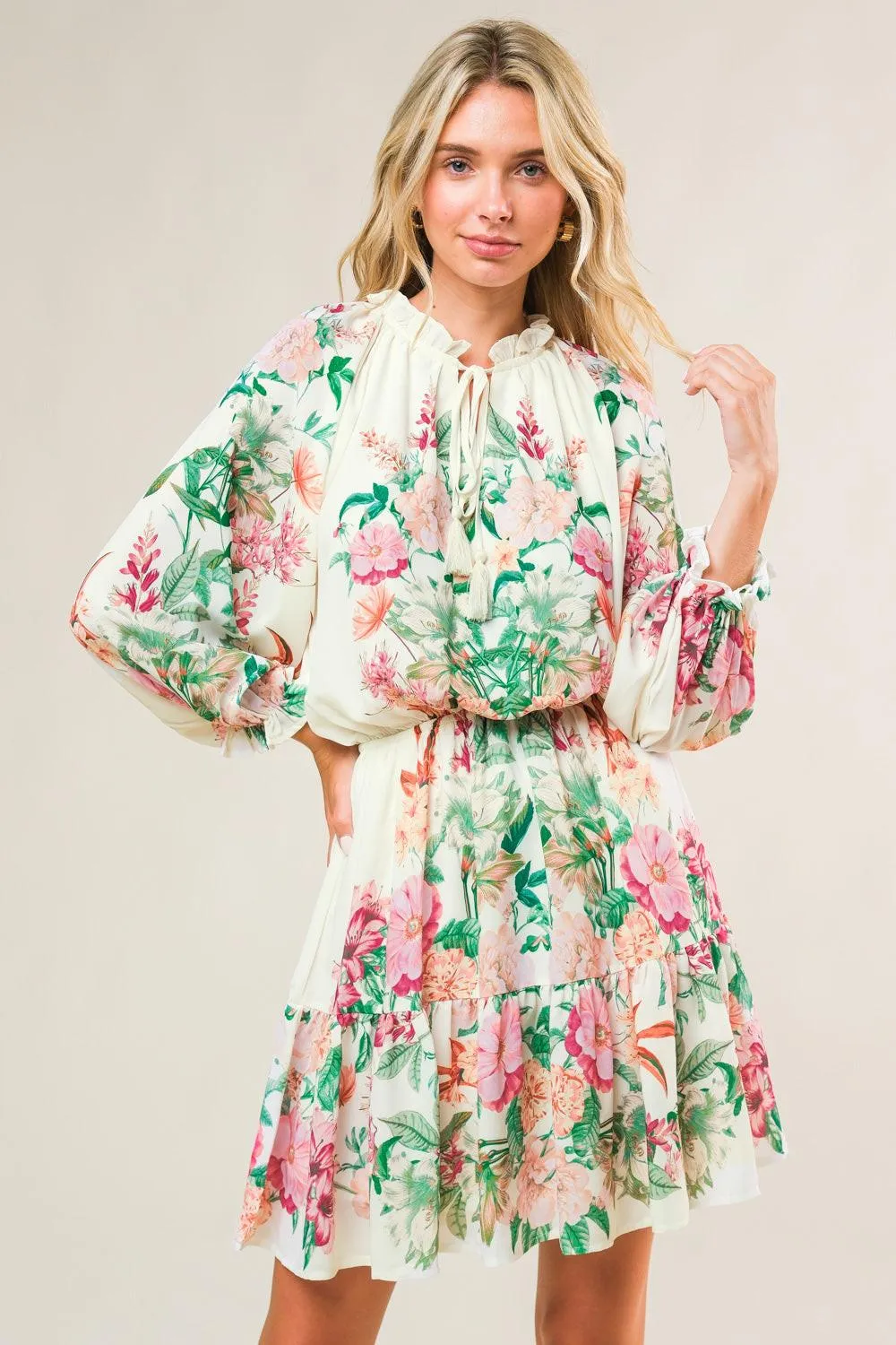 Happiest Here Woven Mini Dress sold by Zulily product image thumbnail 3