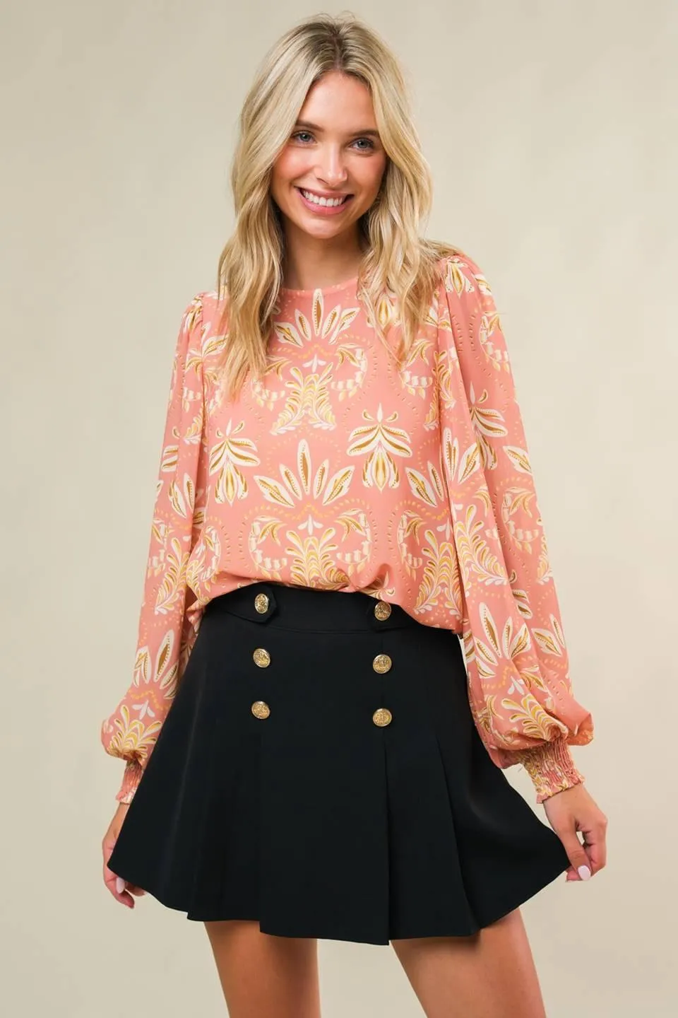 Get the Look Woven Top sold by Zulily