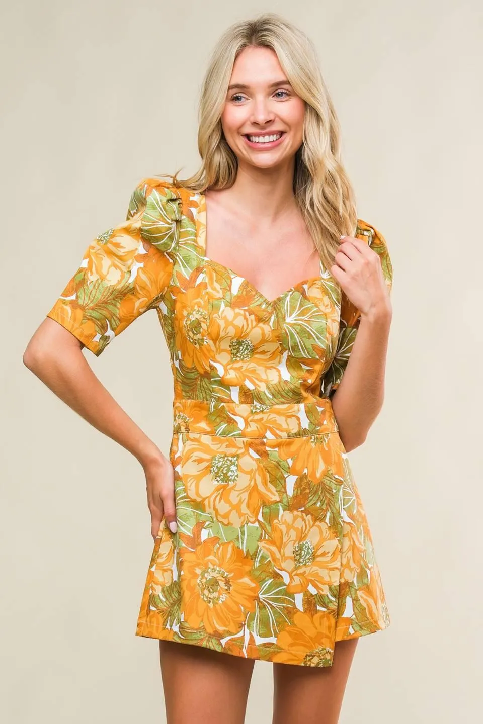 Italian Romance Woven Skort Romper sold by Zulily product image thumbnail 3