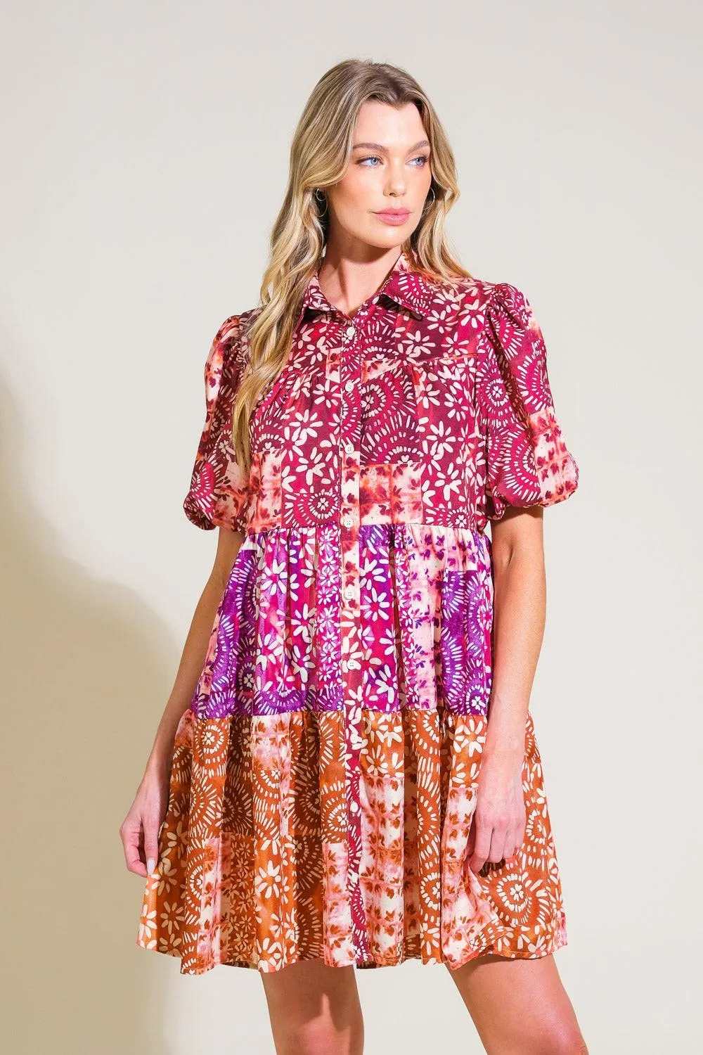 Keep it Interesting Woven Mini Dress sold by Zulily product image thumbnail 4