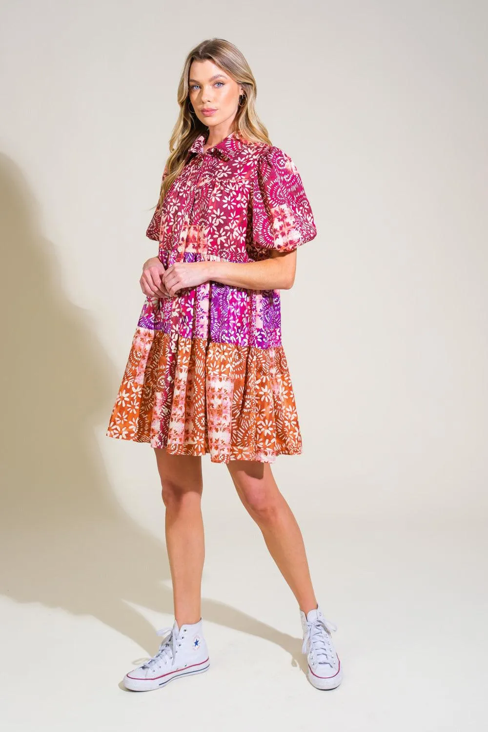 Keep it Interesting Woven Mini Dress sold by Zulily product image thumbnail 5