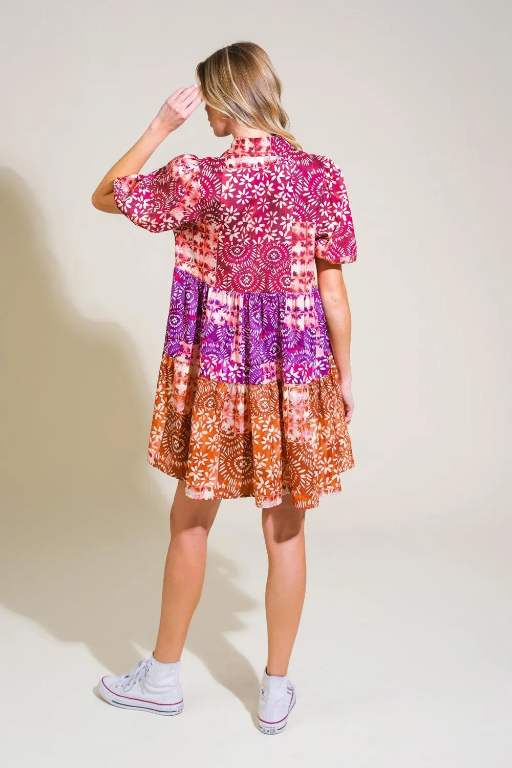 Keep it Interesting Woven Mini Dress sold by Zulily product image thumbnail 2