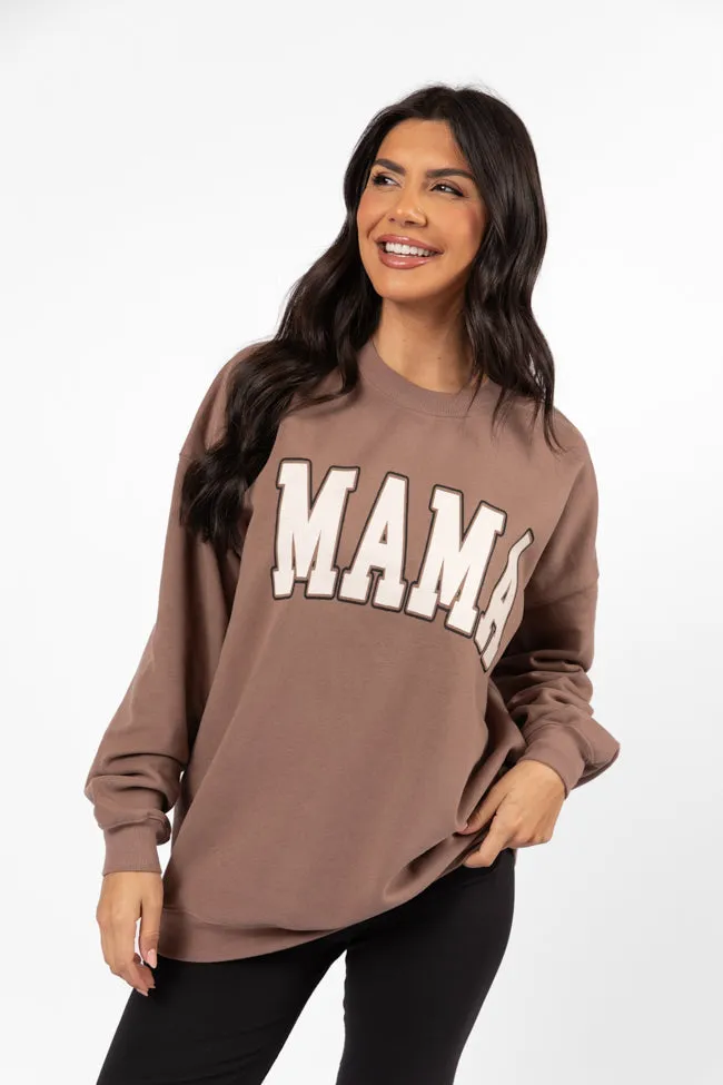 Mama Block Mocha Graphic Sweatshirt sold by Zulily product image thumbnail 4