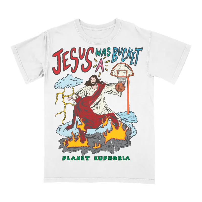 Jesus Limited Edition Christian Basketball Graphic T-Shirt made by Zulily