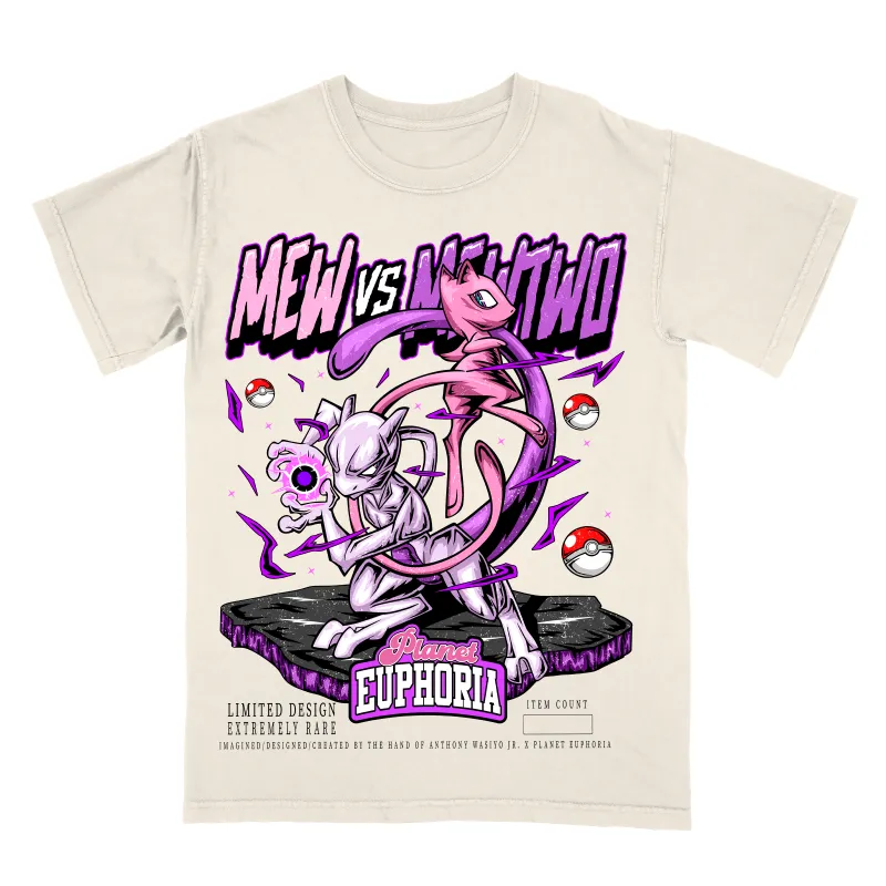 Mew vs MewTwo Limited Edition Graphic T-Shirt made by Zulily