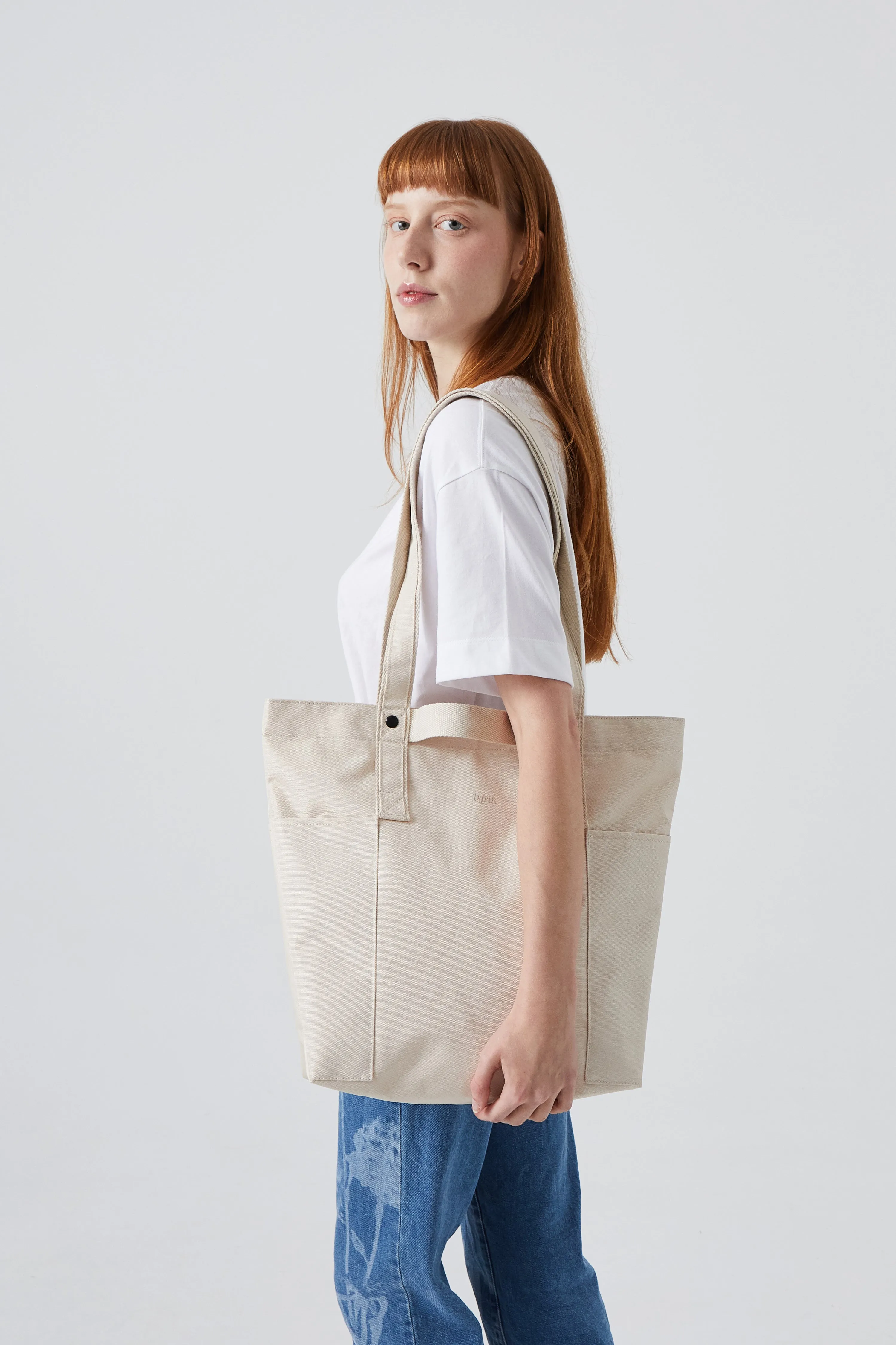 Raw Tote Bag Ecru sold by Zulily product image thumbnail 3