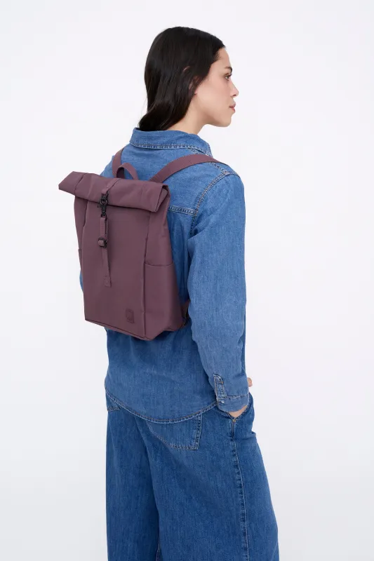 Roll Mini Backpack Maroon made by Zulily