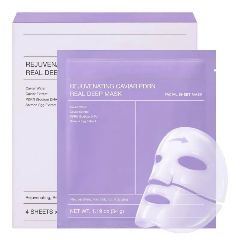 Real Deep Hydrogel Facial Mask 4 Sheets made by Leo Rosi