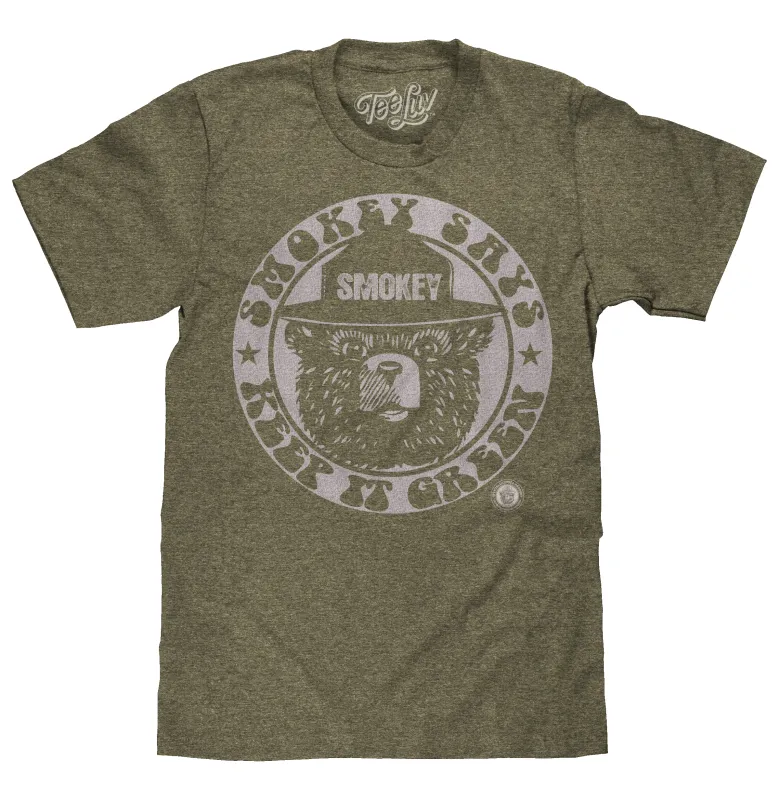 Smokey Bear Keep it Green Logo T-Shirt - Green made by Zulily