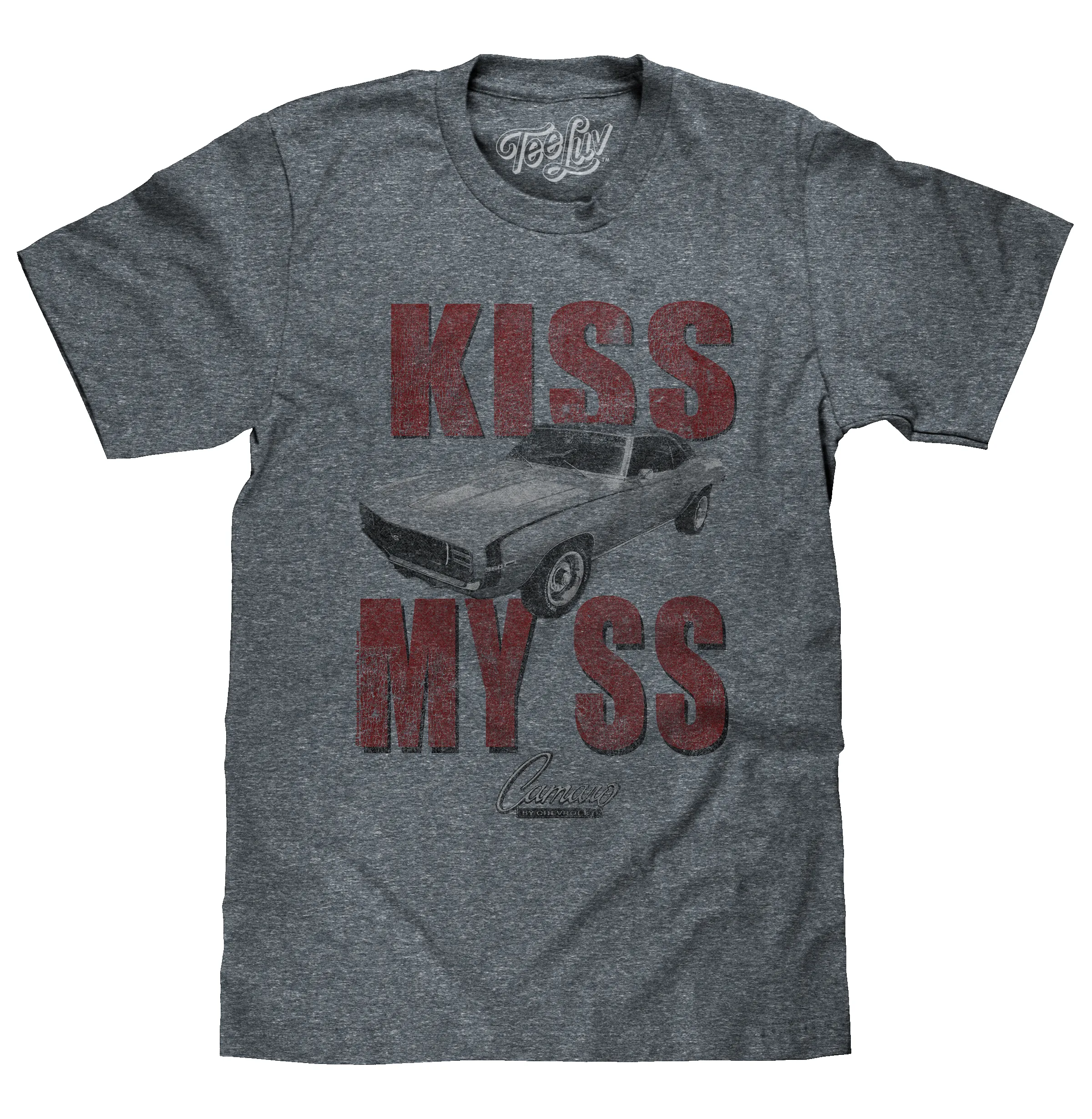 Kiss My SS Chevrolet Camaro T-Shirt - Gray sold by Zulily