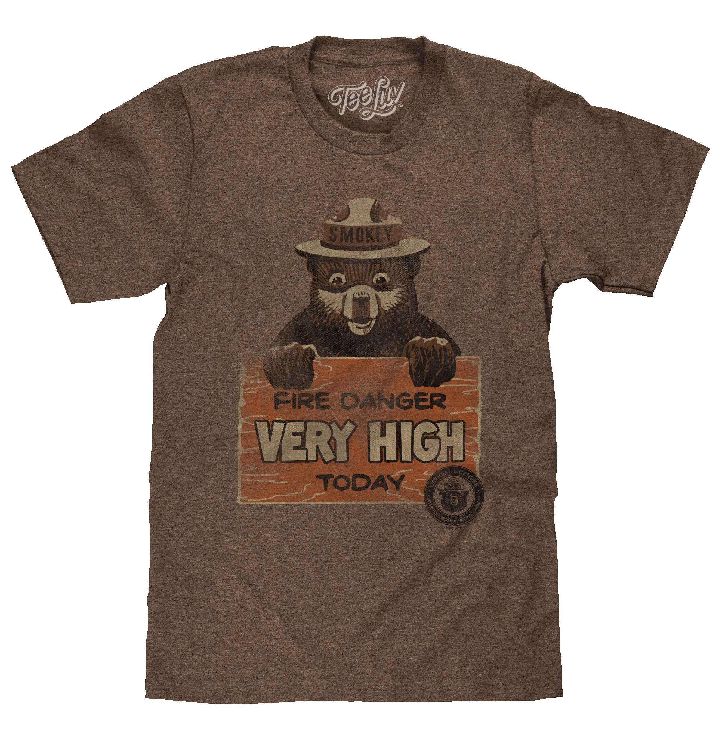 Smokey Fire Danger Very High T-Shirt - Brown sold by Zulily