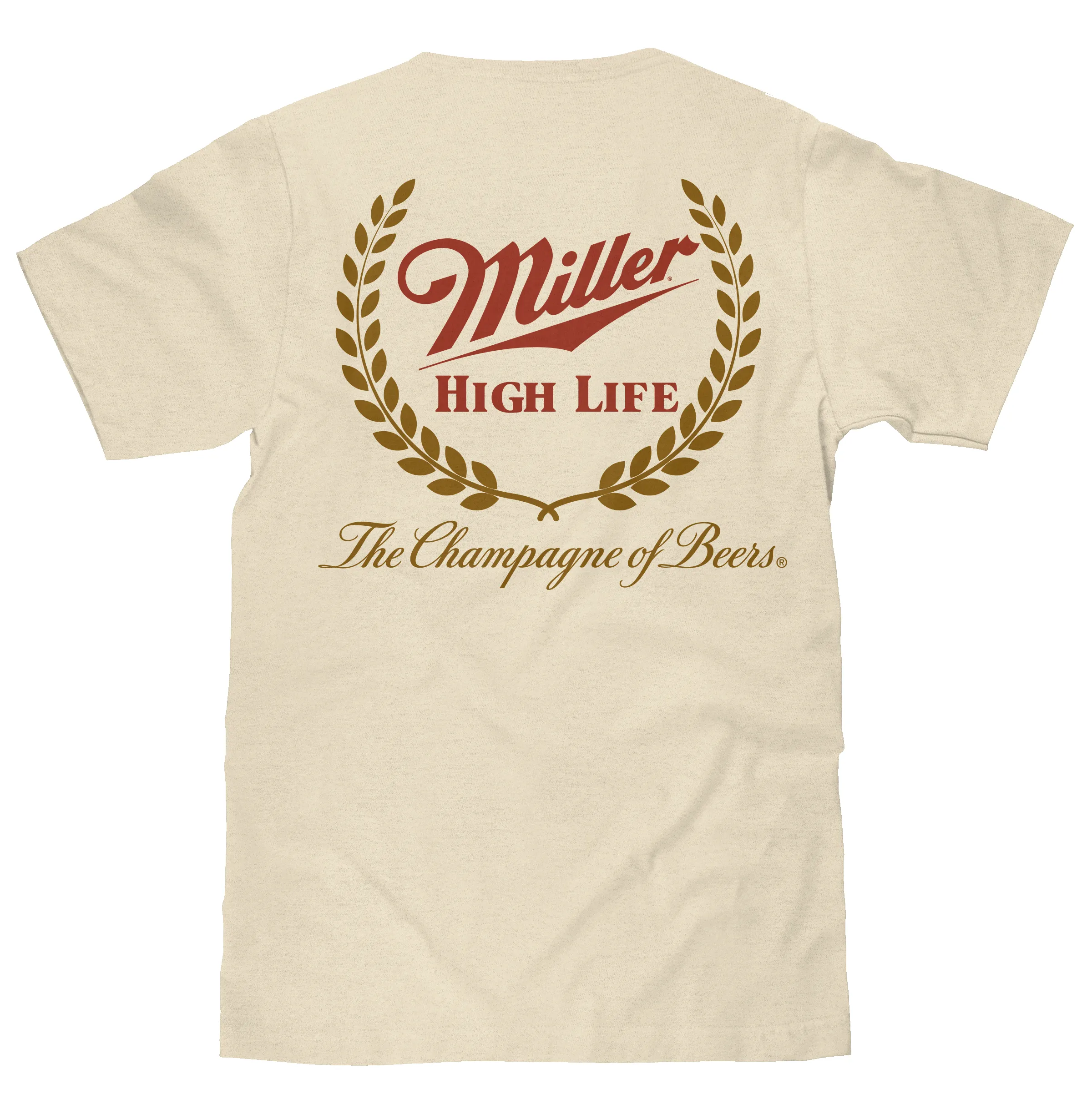 Miller High Life The Champagne of Beers Double Sided Logo T-Shirt sold by Zulily product image thumbnail 2
