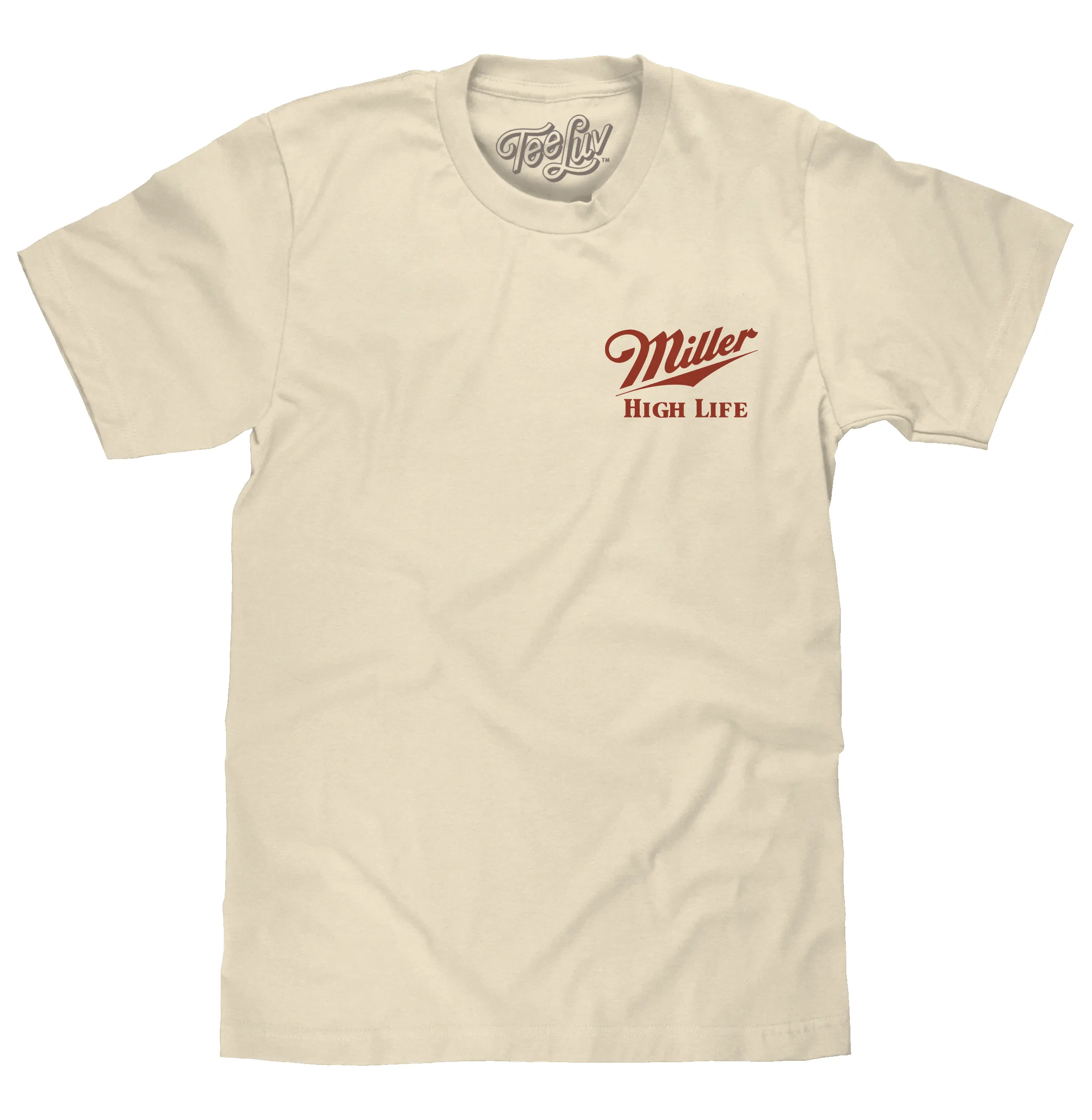 Miller High Life The Champagne of Beers Double Sided Logo T-Shirt sold by Zulily