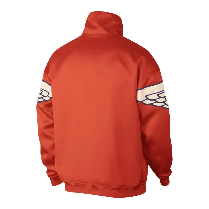 Jordan Wings Classic Pull-Over Men Jacket Team Orange/Crimson Tint-Deep Royal Blue made by Jordan