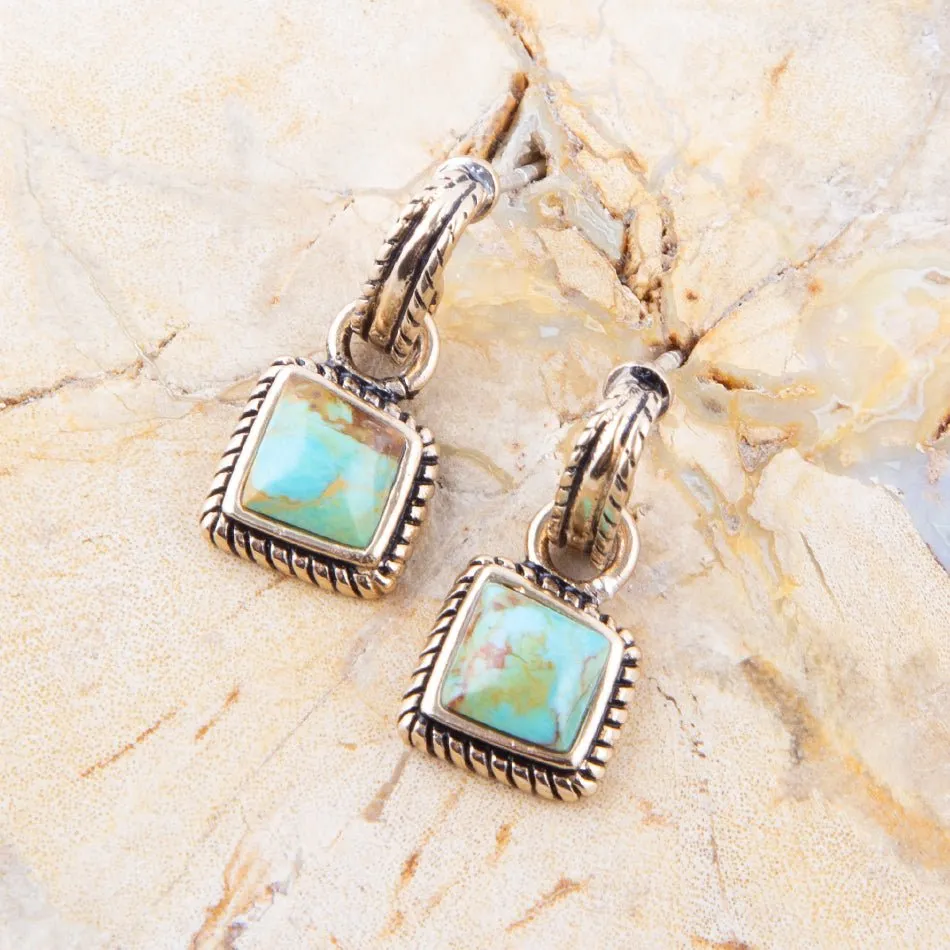 Roped Around Turquoise and Bronze Earrings sold by Zulily product image thumbnail 2