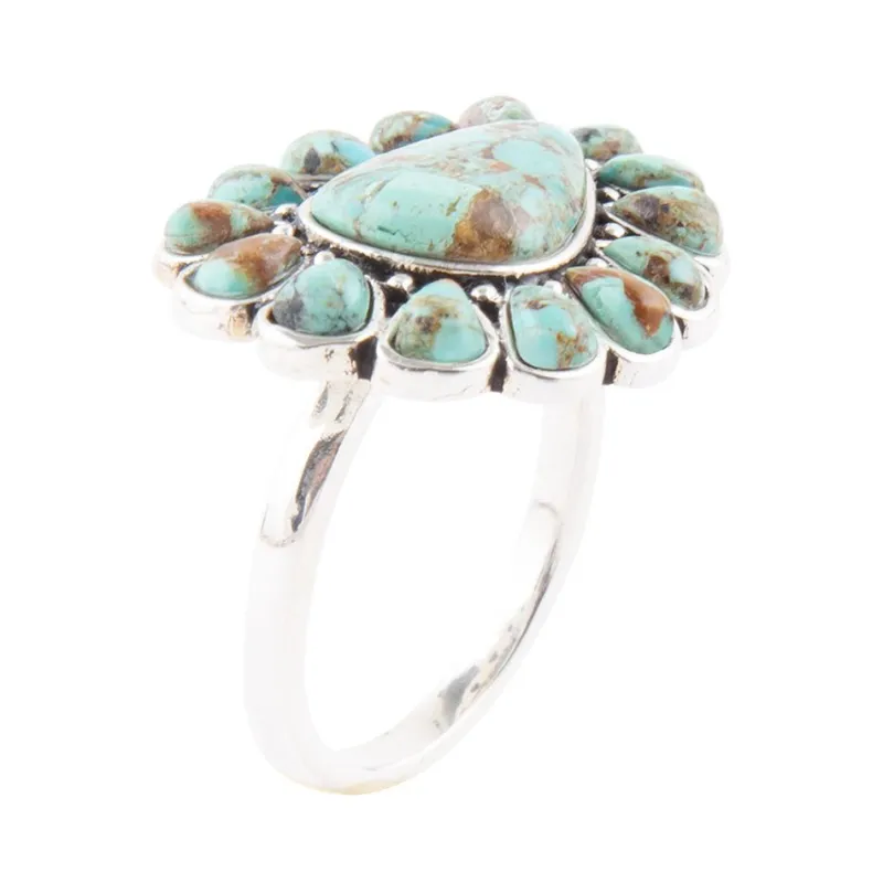 Durango Turquoise Multi-Stone Ring made by Zulily