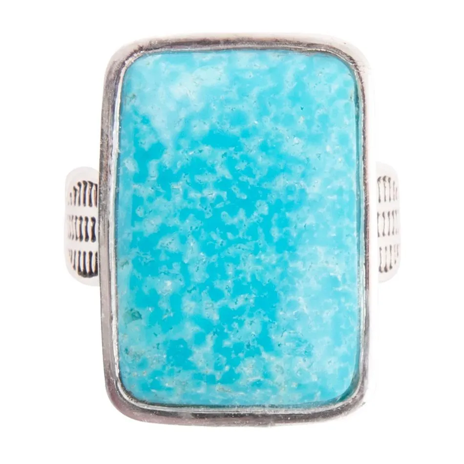 Zion Blue Turquoise and Sterling Silver Ring sold by Zulily product image thumbnail 4