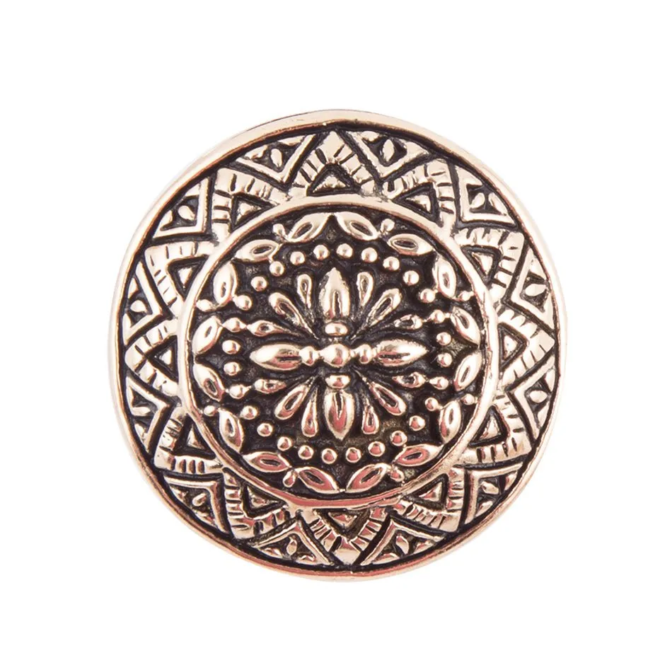 Engraved Golden Bronze Statement Ring sold by Zulily product image thumbnail 2