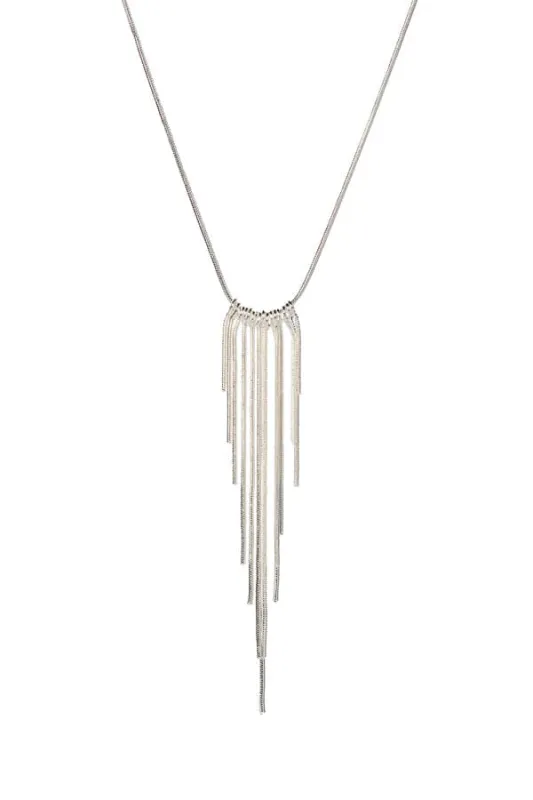 Delicate Chain Drop Necklace in Sterling Silver Filled made by Zulily