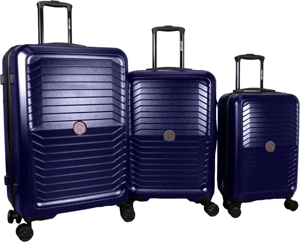 ROBERTO CAVALLI 3-Piece Hard Shell Spinner Luggage Set – Luxury Carry-On & Checked Suitcases made by Roberto Cavalli